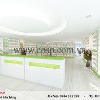 Mẫu thiết kế cửa hàng thuốc - Chị Hường - Cầu Giấy